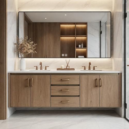 High QLO 86IN Bathroom Vanity with Sink - Modern Simplicity