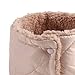 Imagen de Bufanda de Cuello de Punto de Lana de Invierno Bufanda cálida Bufanda de Cuello para Hombre y Mujer Bufanda Fucsia Flecos