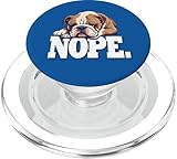 Photo Gallery funny napping nope english bulldog popsockets popgrip per magsafe Photo Gallery funny napping nope english bulldog popsockets popgrip per magsafe