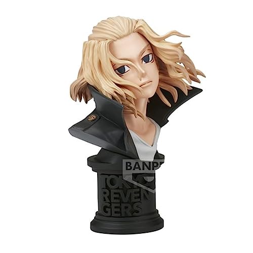 Banpresto Figura de Acción Manjiro Sano Faceculptures Tokyo Revengers 10cm BP19687 Multicolor