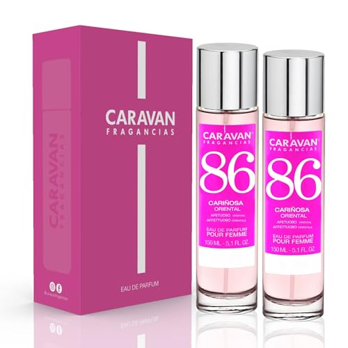 CARAVAN FRAGANCIAS - CAJA DE REGALO con 2 Perfumes Nº86 de 150 ml, para mujer