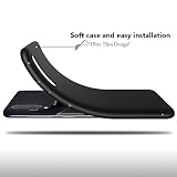 BENNALD Etui do Samsung Galaxy A50 / A30s, Niezwykle cienkie etui na telefon Miękkie, odporne na wstrząsy etui ochronne z TPU, matowe czarne