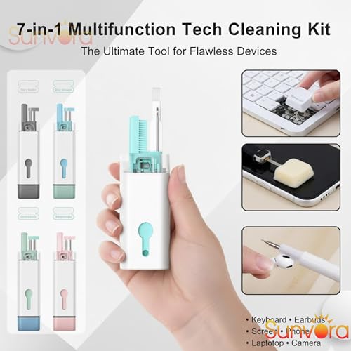 Image of 7-in-1 Electronics Cleaner Kit - All-in-One Gadget Cleaning Tool (Pack of 1) by RMR Jaihind EP.