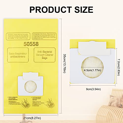 Image of Vacuum Bags for Kenmore Canister Type C /Q - 20 Pack Disposable Canister Vacuum Cleaner Dust Bags for Kenmore 50403 50555 50558 50557 50410 53291