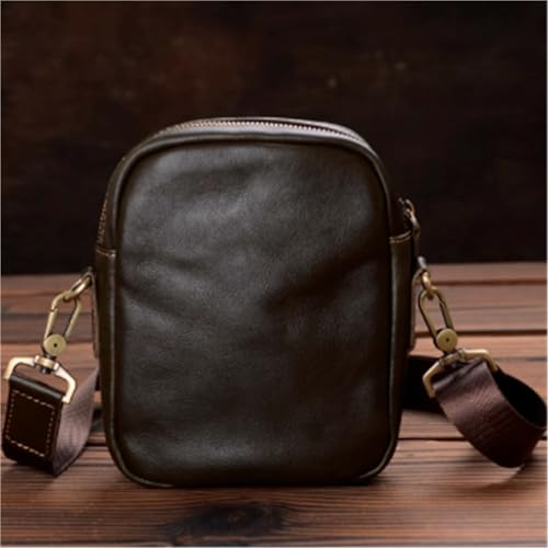 Messenger Bag for Men, Leather, Shoulder Crossbody purse with Adjustable Strap, For College, Work, Business, Office4
