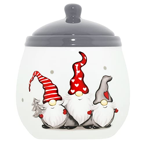 Barattolo per zucchero 400 ml · gnomo in rilievo