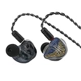 LINSOUL Kiwi Ears Forteza 2DD+1BAハイブリッド型HIFIイヤフォン 3.5mmジャック 有線 カナル型 HIFI音質 重低音 ノイズキャンセリング ステレオイヤホン 快適な装着感 人間工学に基づく設計 遅延なし 小型 軽量 防水 ブラック