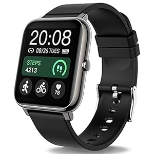 Popglory Smartwatch, fitnesstracker met bloeddrukmeting, fitnesshorloge met hartslagmeter, slaapmonitor, IP67 waterdicht…
