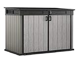 [page_title]-Koll Living Geräteschrank/Gerätehaus (2100 Liter) für z.B Gartenutensilien, 2 Fahrräder, 3 Mülltonnen - Belüftet Daher Keine Schimmelbildung - DUOTECH Technologie