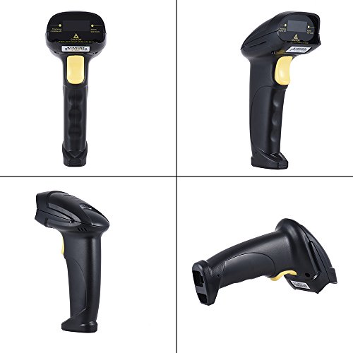 Leitor de scanner de códigos de barras a laser automático portátil Aibecy USB2.0 com fio para superm