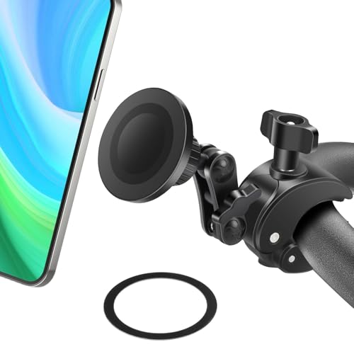 EEEKit Magnetische Fahrrad Handyhalterung mit MagSafe, Handyhalter für iPhone 16/15/14/13/12 & alle Smartphones, geeignet für Fitnessgeräte, Kinderwagen, Heimtrainer & Fahrradlenker EEEKit Magnetische Fahrrad Handyhalterung mit MagSafe, Handyhalter für iPhone 16/15/14/13/12 & alle Smartphones, geeignet für Fitnessgeräte, Kinderwagen, Heimtrainer & Fahrradlenker