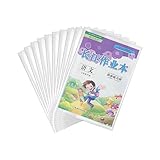 Design trasparente per comodità: l'esterno trasparente consente alle copertine dei libri di essere chiaramente visibili a colpo d'occhio, consentendo una rapida identificazione dei libri di testo senza frugare