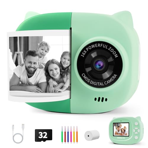Rongta Instant Print Camera for Kids, Children Portable Photo Printer for Birthday Gifts, Kids Toys,...