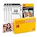 KODAK Mini 2 Retro Imprimante Photo Portable, 38 Feuilles, imprimante Bluetooth pour Smartphone iPhone et Android, Impressions Couleur instantanées, Sublimation 4PASS, Jaune 5,3 x 8,6 cm