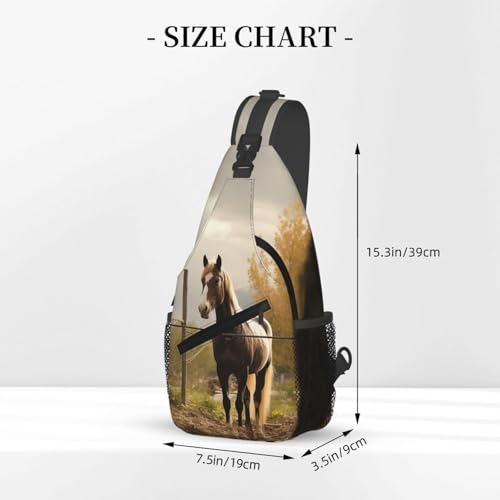 Mochila bandolera pequeña para senderismo unisex miniatura 3