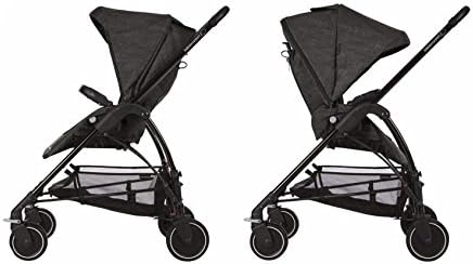 Bebe Confort Mya Reversible Pushchair Front Back Compact Folding 4 Wheels For Children From Birth To 3 5 Years Nomad Black Amazon Co Uk Baby Products