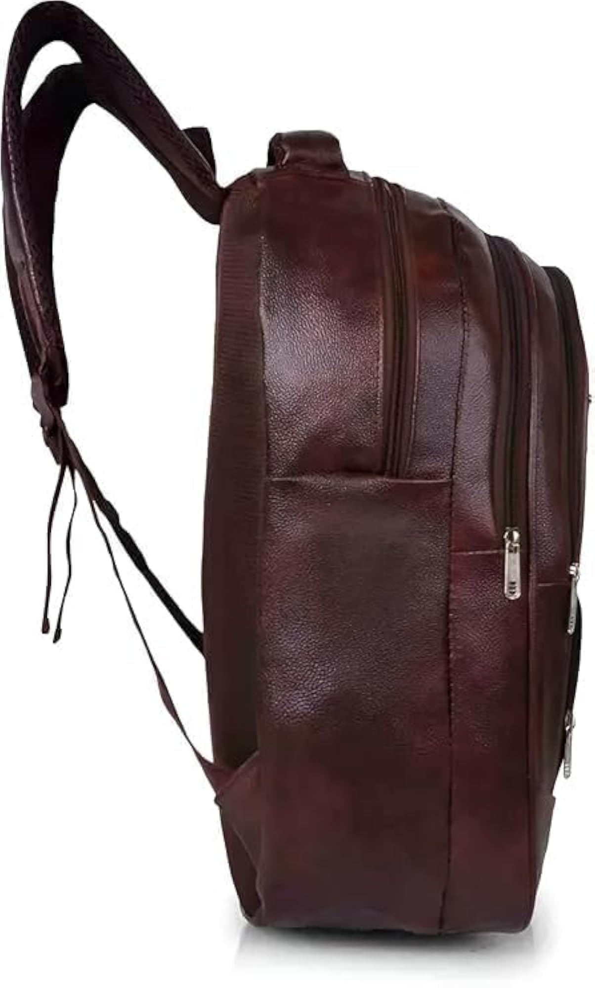 Leather Backpack Combo Set, 2 Piece Brown Faux Leather Bags