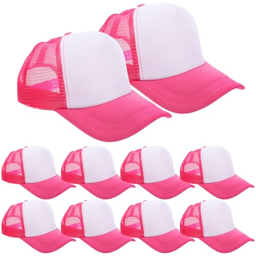 Gorra de béisbol transpirable unisex de poliéster y malla