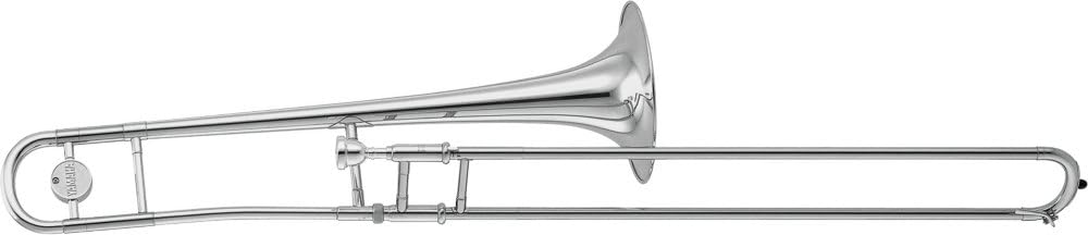 Yamaha YSL-354 Series Student Trombone YSL-354S Silver : Musical Instruments