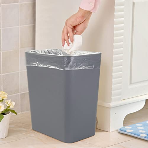 Caneca de basura plástica rectangular 4.5 galones pack 3 miniatura 4