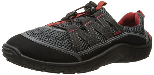 Northside Men's Brille II Sandal, Dark Gray/Red, 11 D US