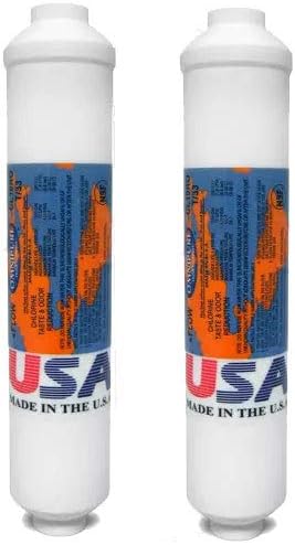 Omnipure in-line T-33 Chlorine Taste and Odor Filter CL10RO, 2-Pack