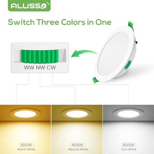 LED Downlights 15W Ultra Slim Recessed Ceiling Spot Lights Dimmable 1200LM - Image 3