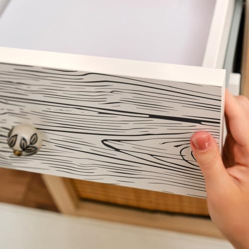 Vinilo efecto madera autoadhesivo para tapar imperfecciones en armarios 4