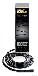 Exo Terra câble chauffant 25 W en double isolation silicone