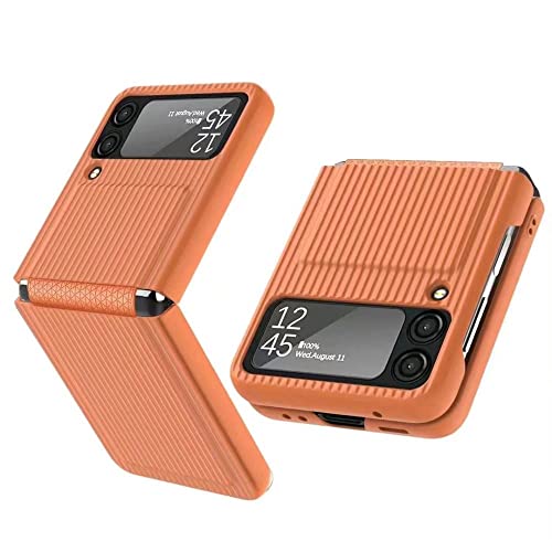 Housse Samsung Galaxy Z Flip3 Flip 4 silicone orange pour une protection active