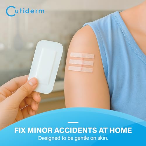 Cutiderm Sterile Skin Wound Closure Suture Strips, 4 Sizes - 150 Strips - Image 6