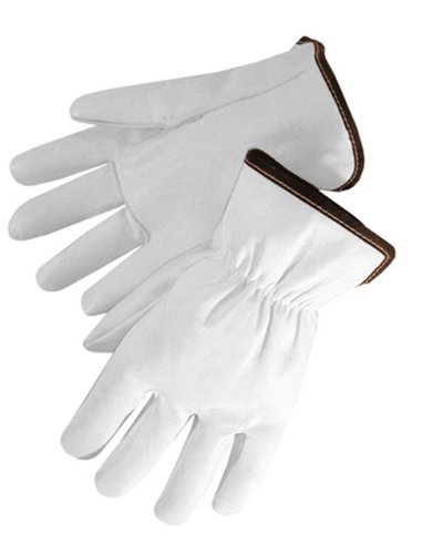 Liberty Glove & Safety 6820L Quality Grain Goatskin Leather Driver Glove with Straight Keystone Thumb, Large (Pack of 12)