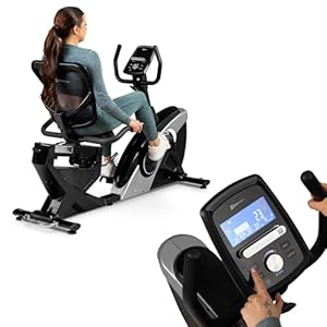 Hop-Sport Liegeergometer HS-070L - Liegeheimtrainer mit Bluetooth & App-Steuerung, 12 Trainingsprogramme Sitzergometer max. Nutzergewicht 150 kg (Silber/Schwarz)
