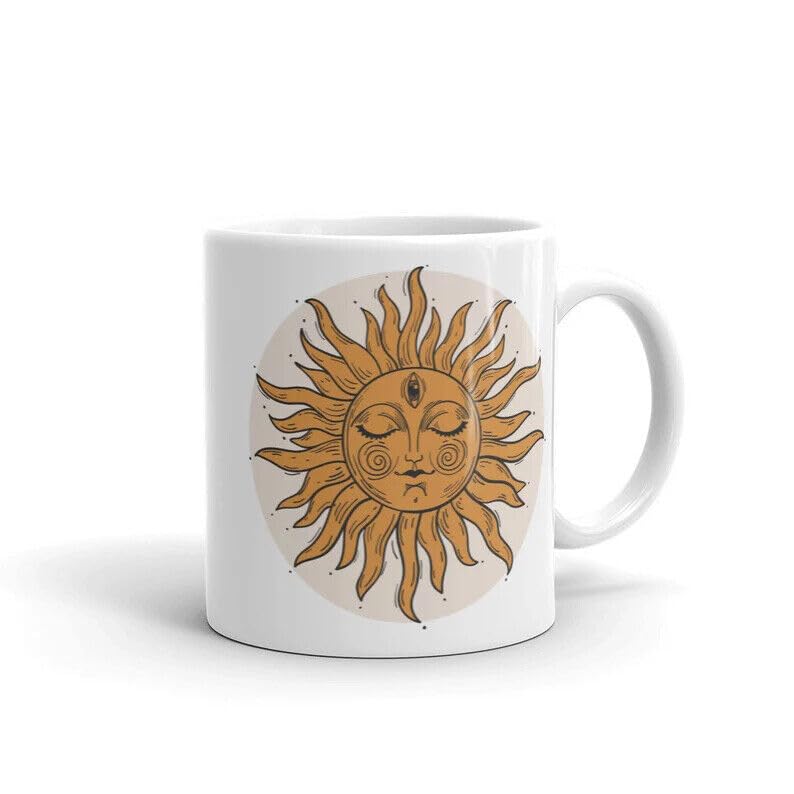 Sun Coffee Mug, Beautiful Coffee Mug, Ceramic Glossy mu Printed Coffee and Tea Ceramic Mug- 320 ML Ceramic Coffee Mug 1465