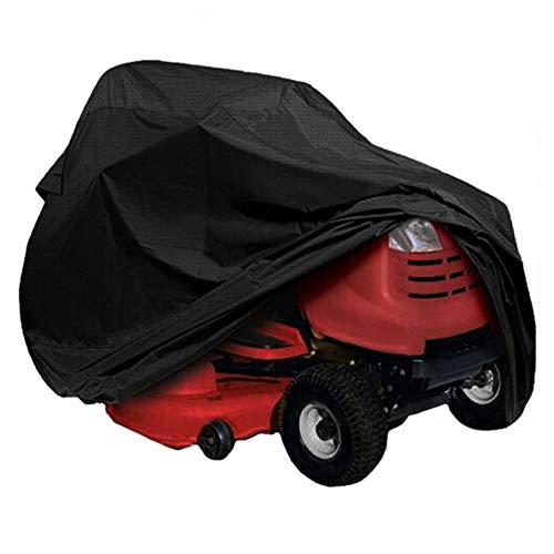 AFAGC Mower Tractor Cover, Lawn Tractor Cover, Heavy Duty Waterproof Lawn Mower Cover, Rainproof Garden Tractor Trailer Protector, Dust Cover for Garden Tractor,L