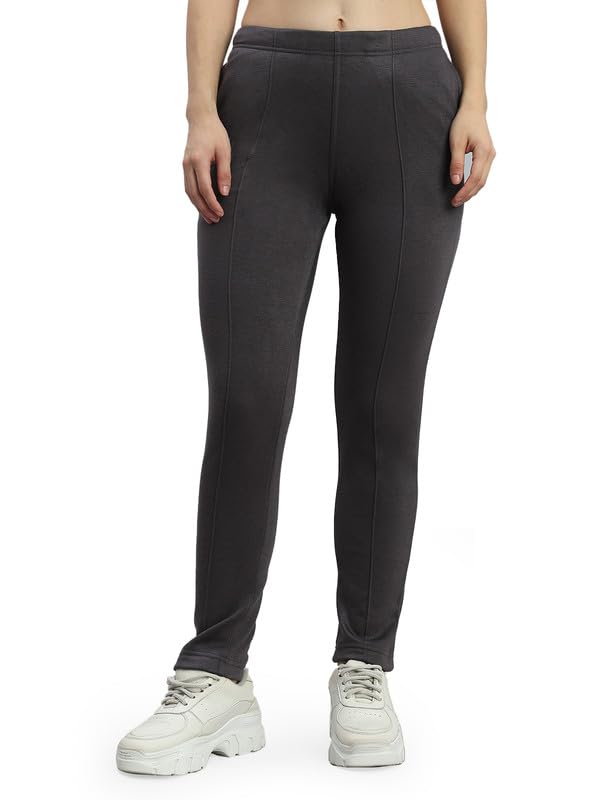 Image of GO COLORS Solid Ultra Warm Kurti Pant for Women | Mid Rise, Warm tech