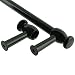 Tirador universal de puerta de horno de cocina, negro, de Spares2Go