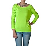 Next Level Apparel 6951 Lady Terry Raw-Edge 3 By 4 Sleeve Raglan T-Shirt - Neon Heather Green, Small
