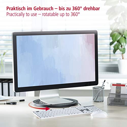 HAMA Supporto universale girevole per TV, nero, 80 kg (Ø 32 cm) - 4