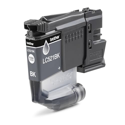 Brother Tintenpatrone LC521BK, schwarz