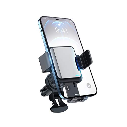 AUINGOTE 2021 New Mini Phone Holder for carï¼ŒUniversal Electric car Phone Mount Compatible with iPhone 12 11 Pro Max XS X XR 8 SE, Samsung Galaxy S20+Ultra S10 Note 10 Plus All Phones