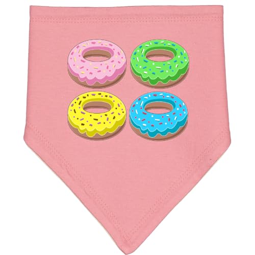 inktastic Coloful Donuts with Sprinkles Baby Bandana Bib