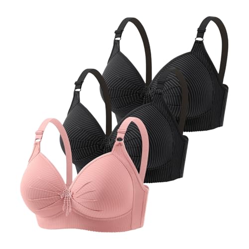 Soutien-gorge bralette doux rose taille 50 avec maintien à armatures