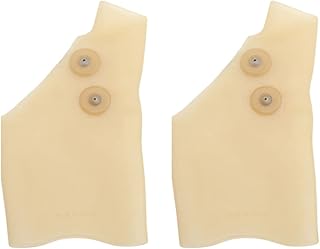 INOOMP 2 pcs hand wrist brace gloves silicone thumb wrist support gloves typing gloves carpal tunnel gloves for typing magnetic gloves Pressurize leather gloves