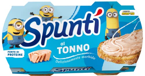 Spuntì Crema para untar de atún fuente de proteínas, 2 paquetes de 84 g