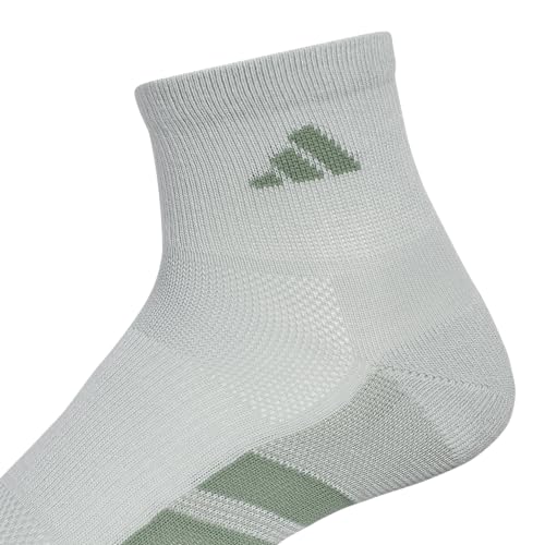 Image of adidas Men's All Day Training Quarter Socks sports performance above the ankle height with cushioning for running (3-Pair)