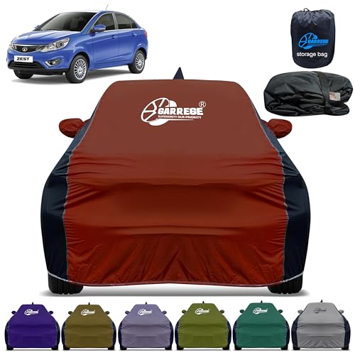 Image of Car Cover for Tata Zest All-Weather & Scratch Protection with Mirror & Antenna Pockets | Washable Fabric | Custom Fit | Premium Multicolor | We Send Any One Color from Showing Image