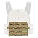 ACEXIER Tactical MOLLE Panel TRI Pouch For A.VS -JPC2.0 Detachable Front Flap Triple Magazine Pouch Vest Front Panel (Black)