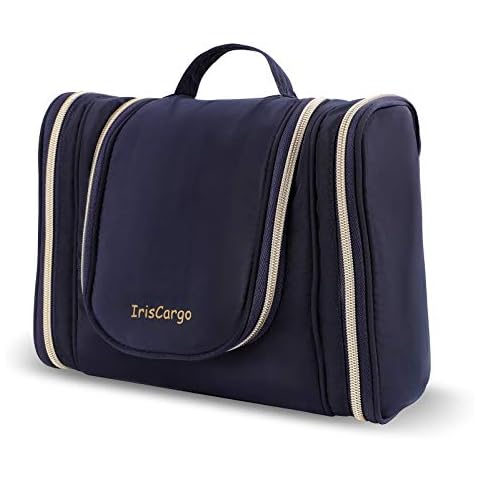 IrisCargo Travel Hanging Toiletry Wash Bag Makeup Cosmetic Organizer for Women Girls Kids Waterproof Large Toiletry Bag for Business Trip, Gym, Vacation and Household Cover
