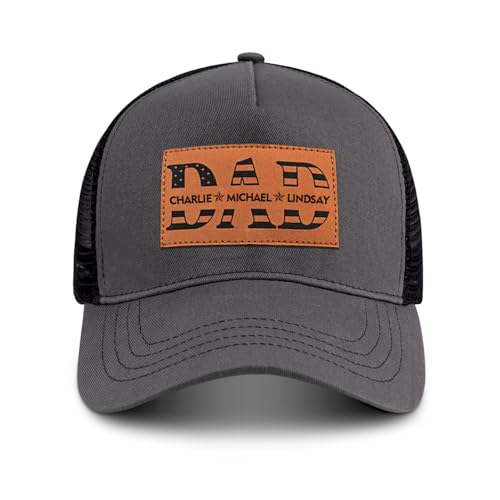 Image of Best Dad Ever American Flag Dad Hat - Adjustable Cotton Baseball Cap for Father's Day, Birthday Gifts from Daughter Son